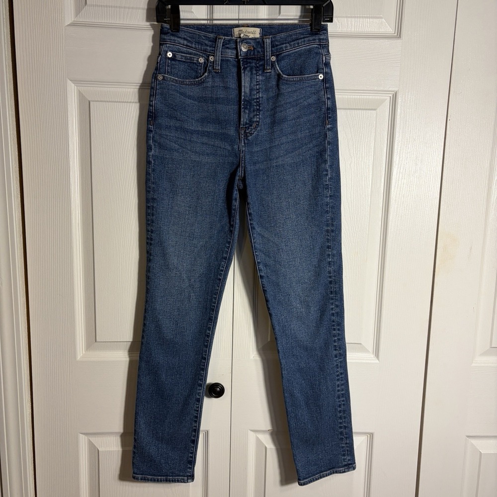 Madewell The Perfect Vintage Jean Women 24 Blue High Rise Denim 28" Inseam